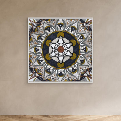 Mandala quadratisch - „Kosmische Balance“