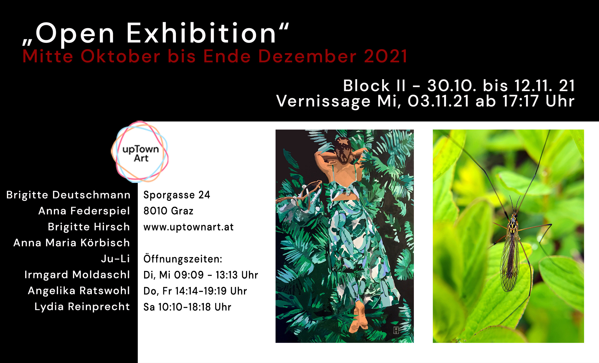 Flyer Open Exhibition II Veranstaltungsbild
